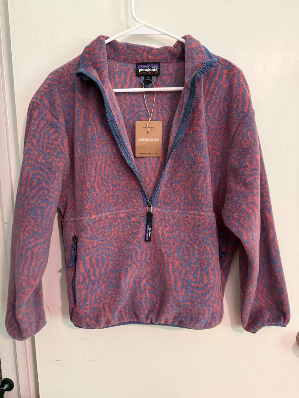 NWT: Patagonia Synchilla Marsupial (sea run / potter's red), Womens